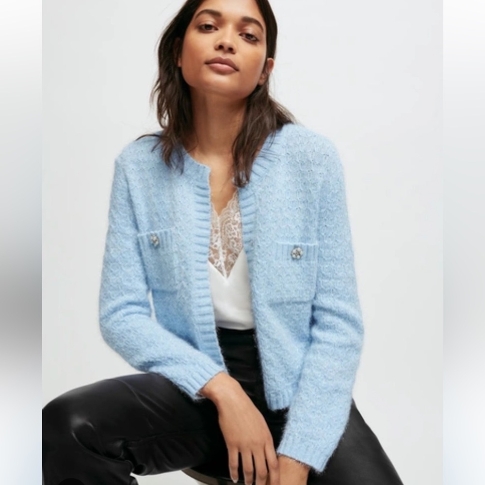 Maje Cardigan blue size 2